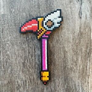 Anime Manga Sakura Cardcaptor Sealing wand book mark handmade perler beads